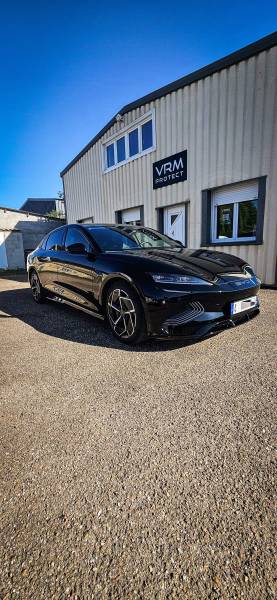 Pose de traitement céramique sur une BYD SEAL à Vesoul chez VRM Protect